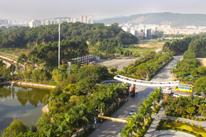 广东金融学院出国留学校园环境俯瞰校园